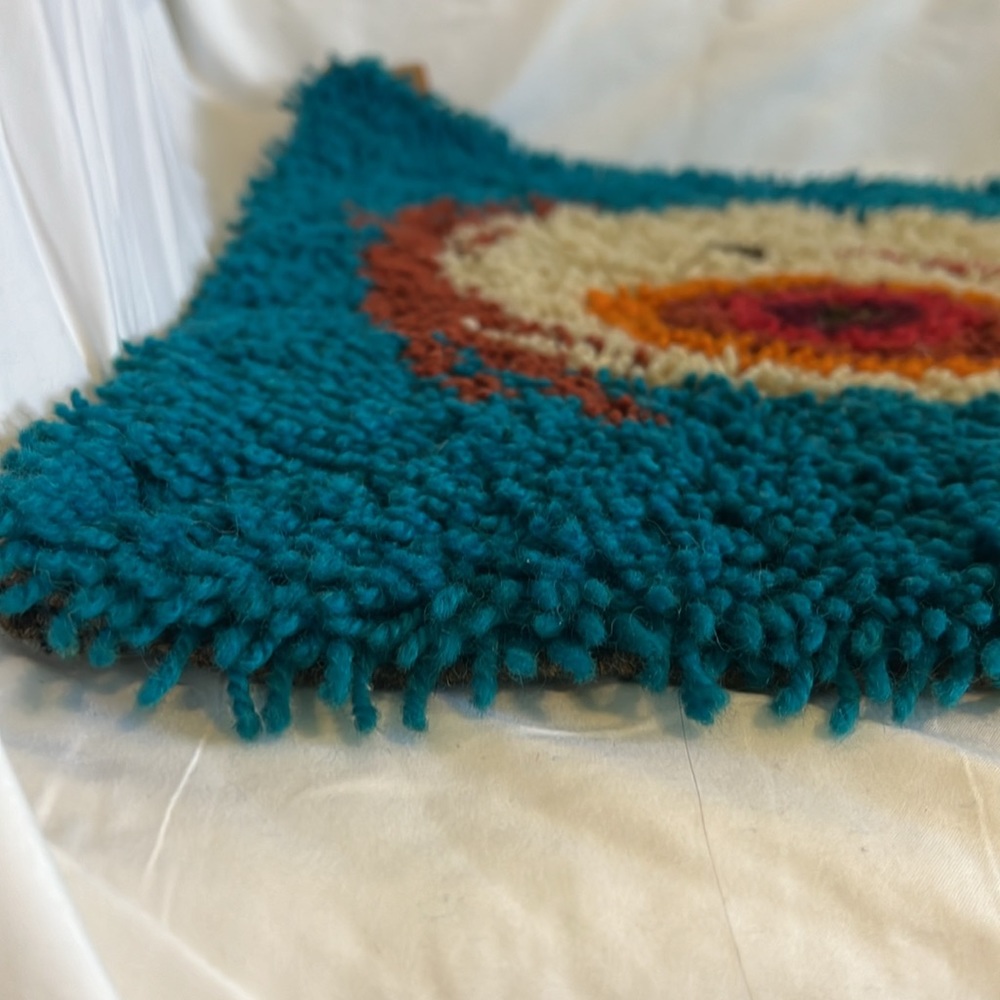 Rya Rug Wall Hanging by lb Antoni "Boxer" (NWT - Vintage) - Picture 6 of 7